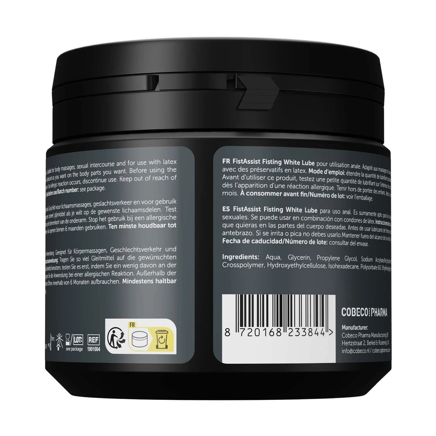 Fist Assist Fisting White Lube 500ml