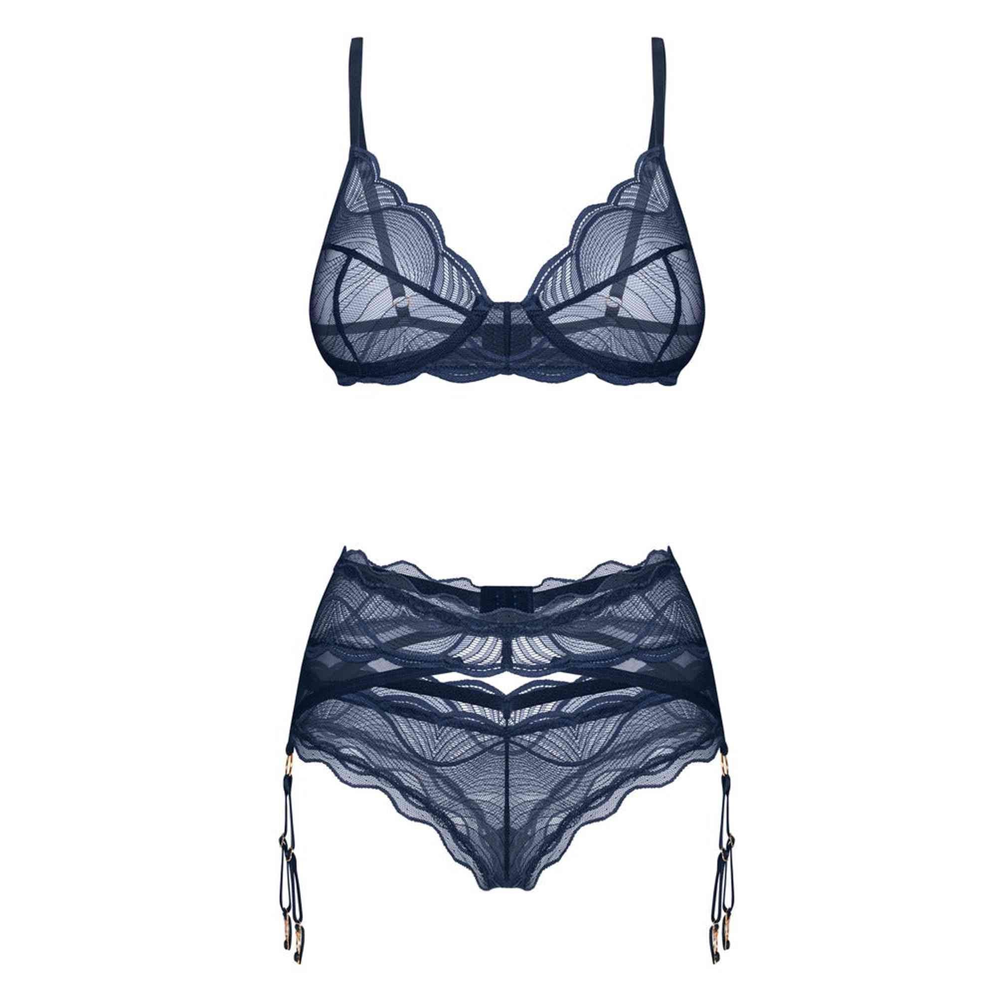 Suspender Set Nightly Blue