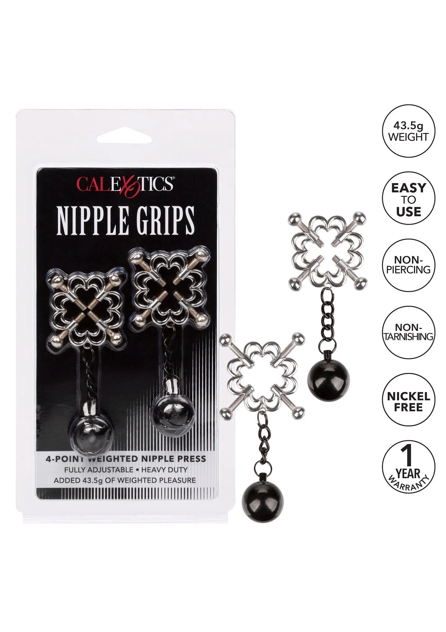 4-Point Weighted Nipple Press Metal