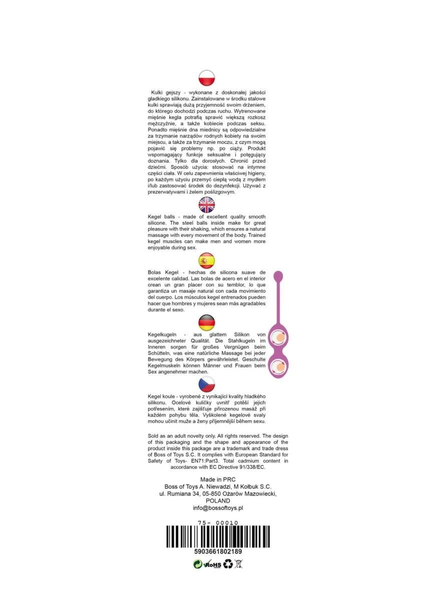 Silicone Kegel Balls 32mm 125g Purple - B - Series