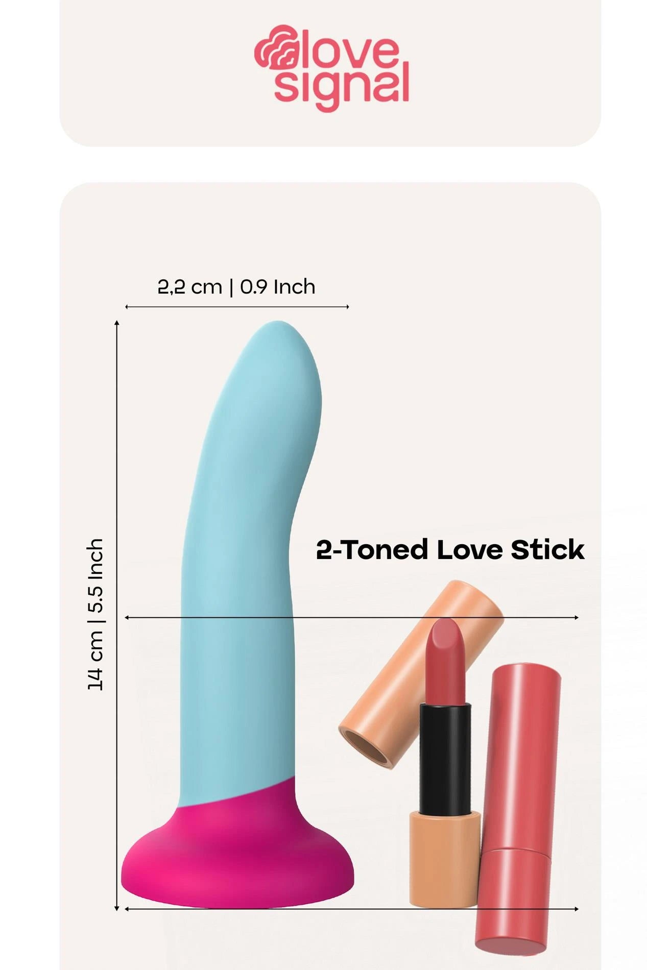 Bâton d'Amour Bicolore Petit