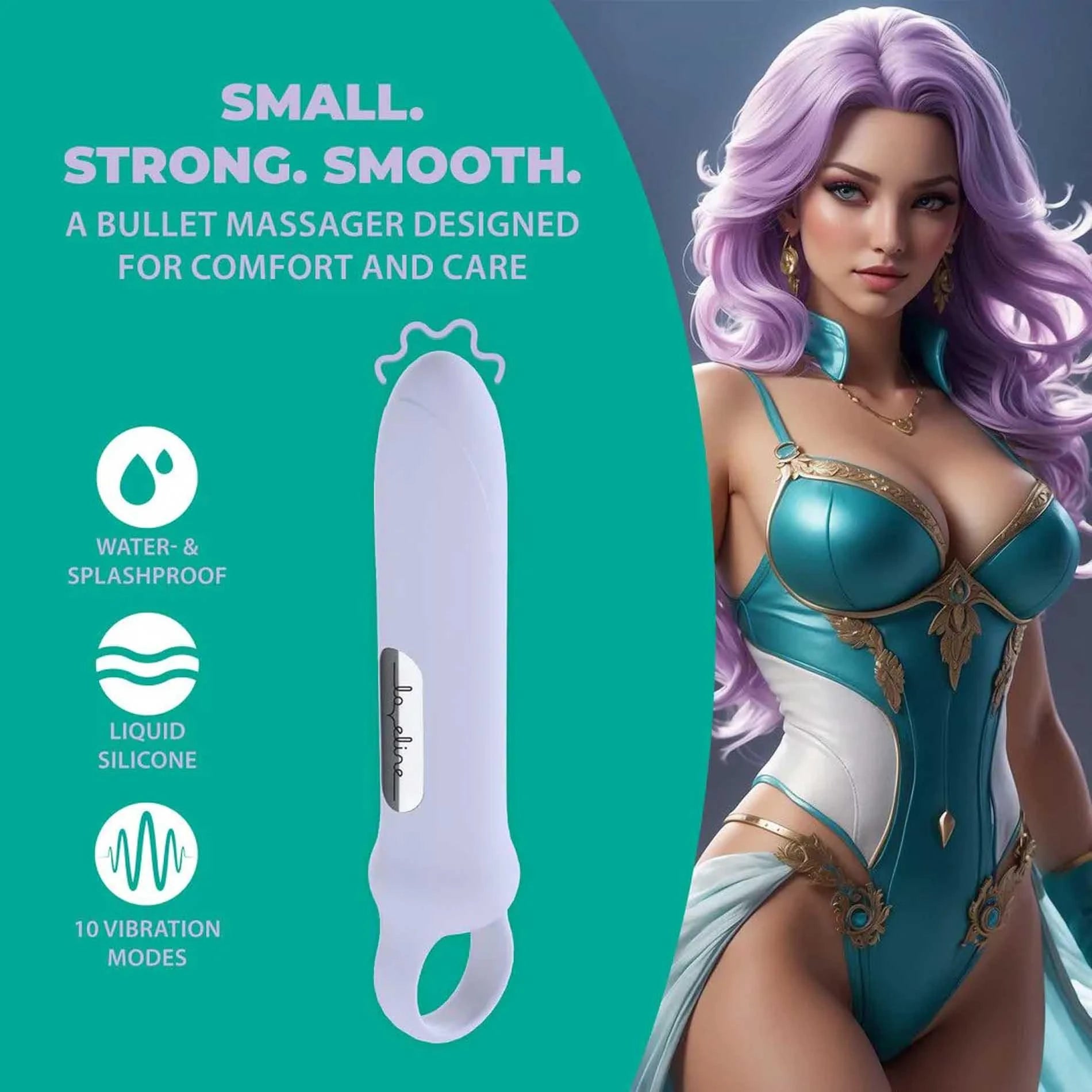 Vibrating Loop Grip - Lavender