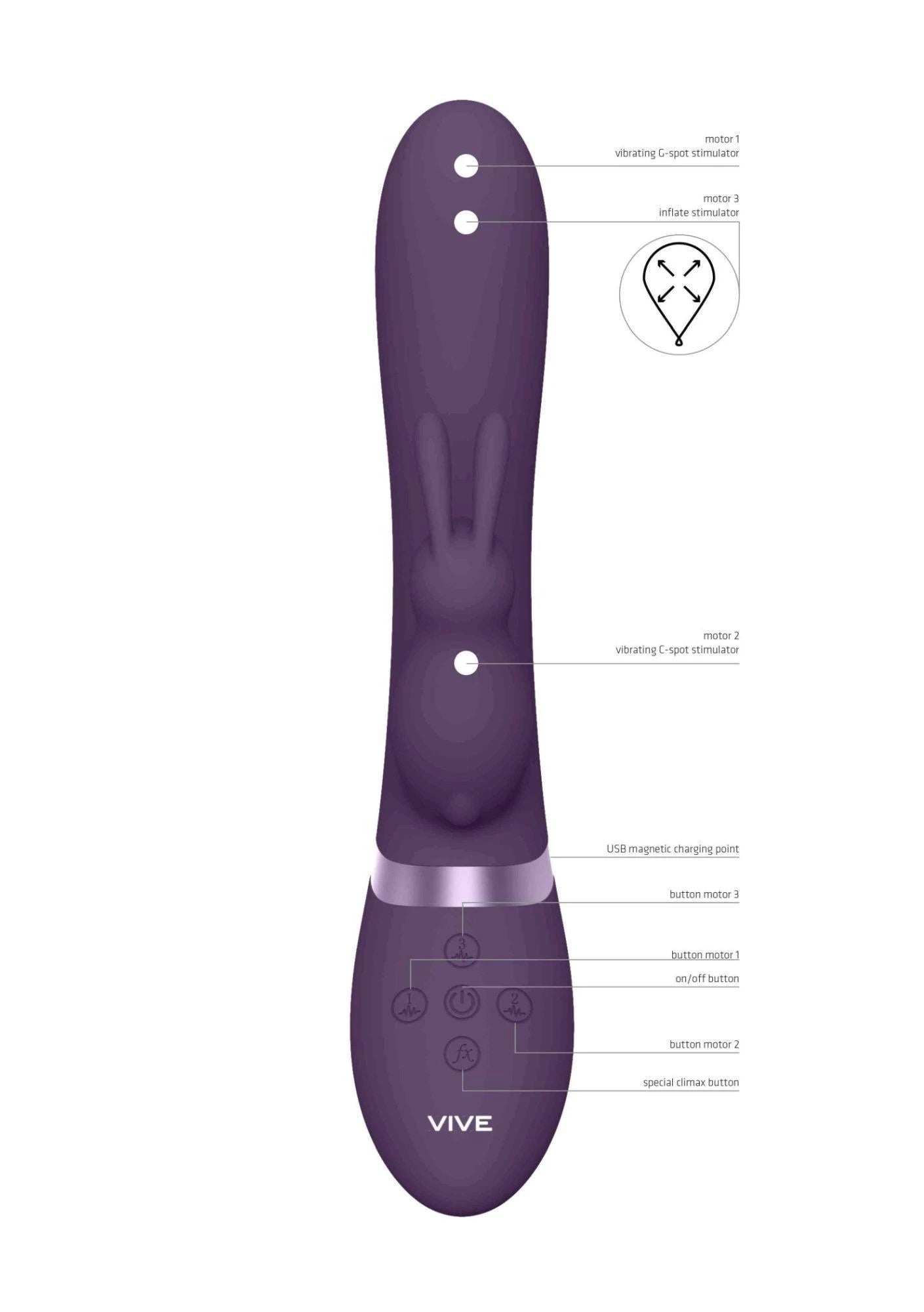 Vibreur-Taka - Violet