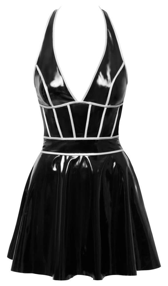 Robe en vinyle, argent, T. M