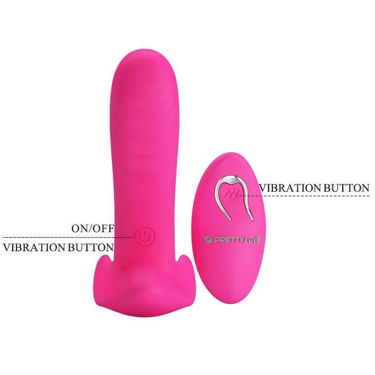 PRETTY LOVE - MASSAGEUR TÉLÉCOMMANDÉ, 12 fonctions de vibration Télécommande sans fil