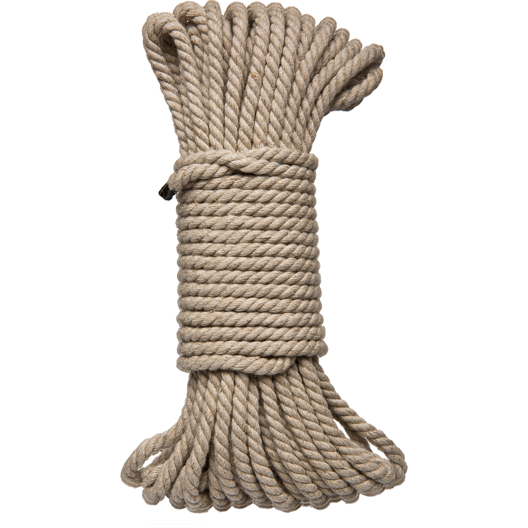 Bind and Tie - Corde de bondage en chanvre 6 mm - 15 m - Naturel