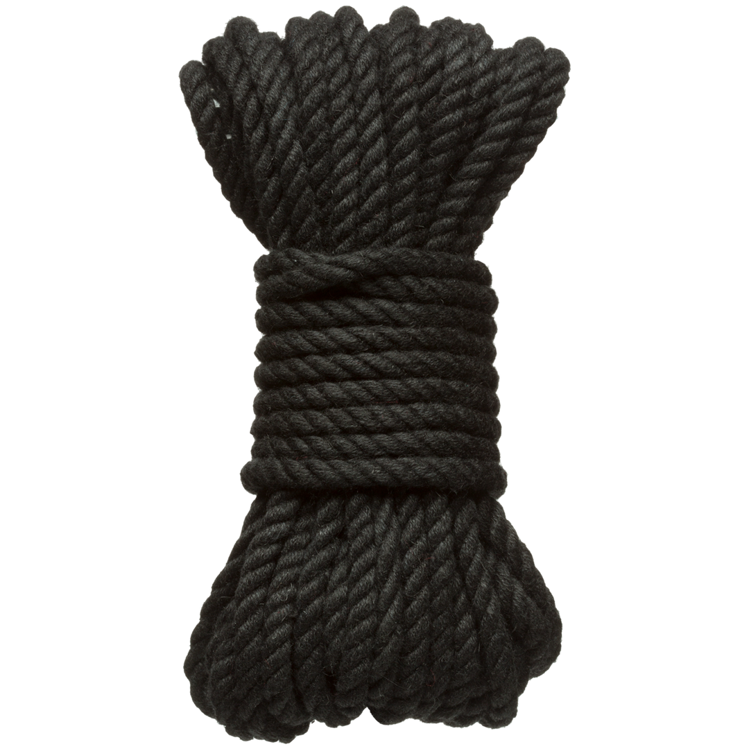 Bind and Tie - Corde de bondage en chanvre 6 mm - 9 m - Noir