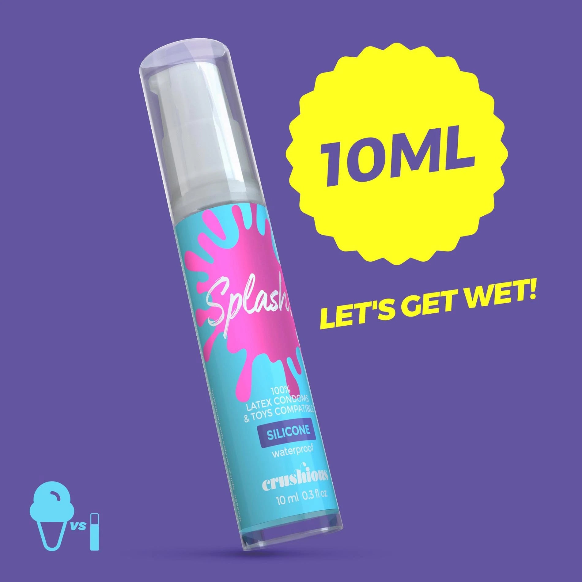 Splash - Silicone Lubricant - 0.3 fl oz / 10 ml