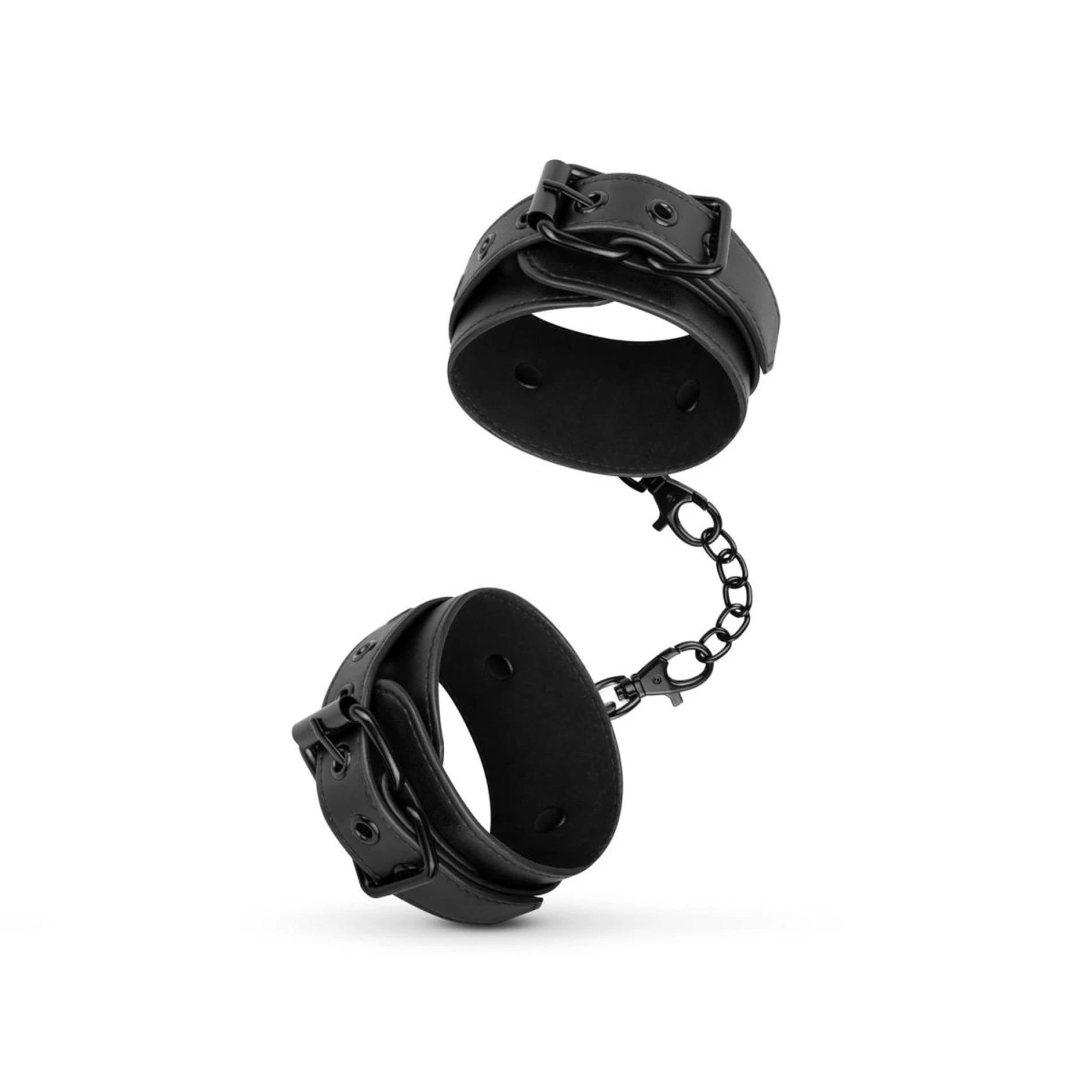 Bedroom Fantasies - Faux Leather Ankle Cuffs Black