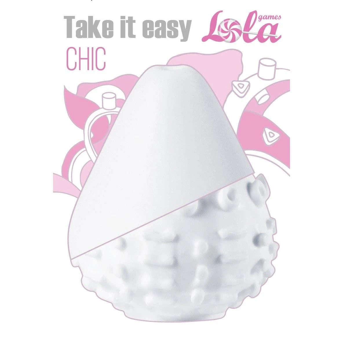 Masturbateur Take it Easy Chic Blanc