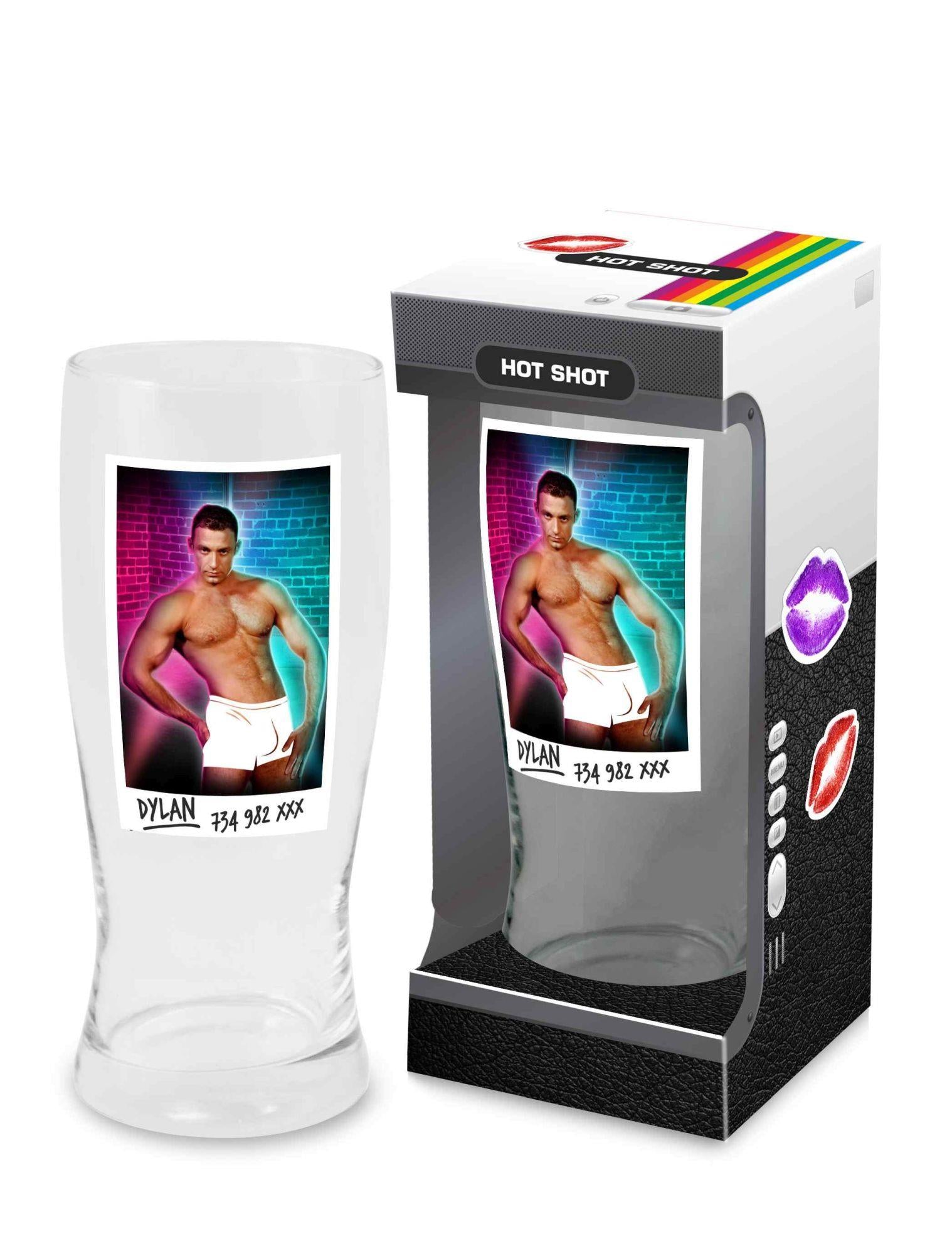 Verre à bière 500 ml HOMMES - HOT SHOT