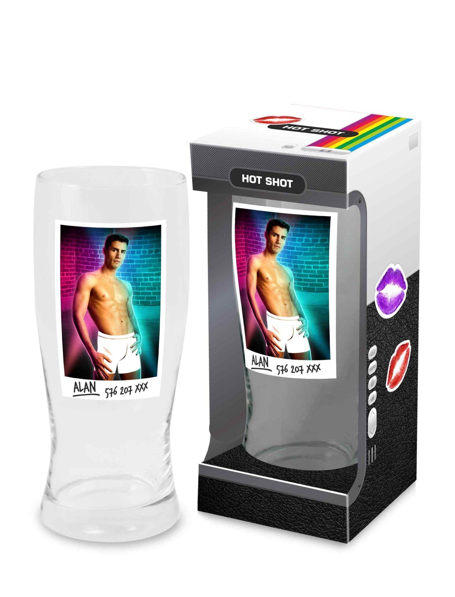 Verre à bière 500 ml HOMMES - HOT SHOT