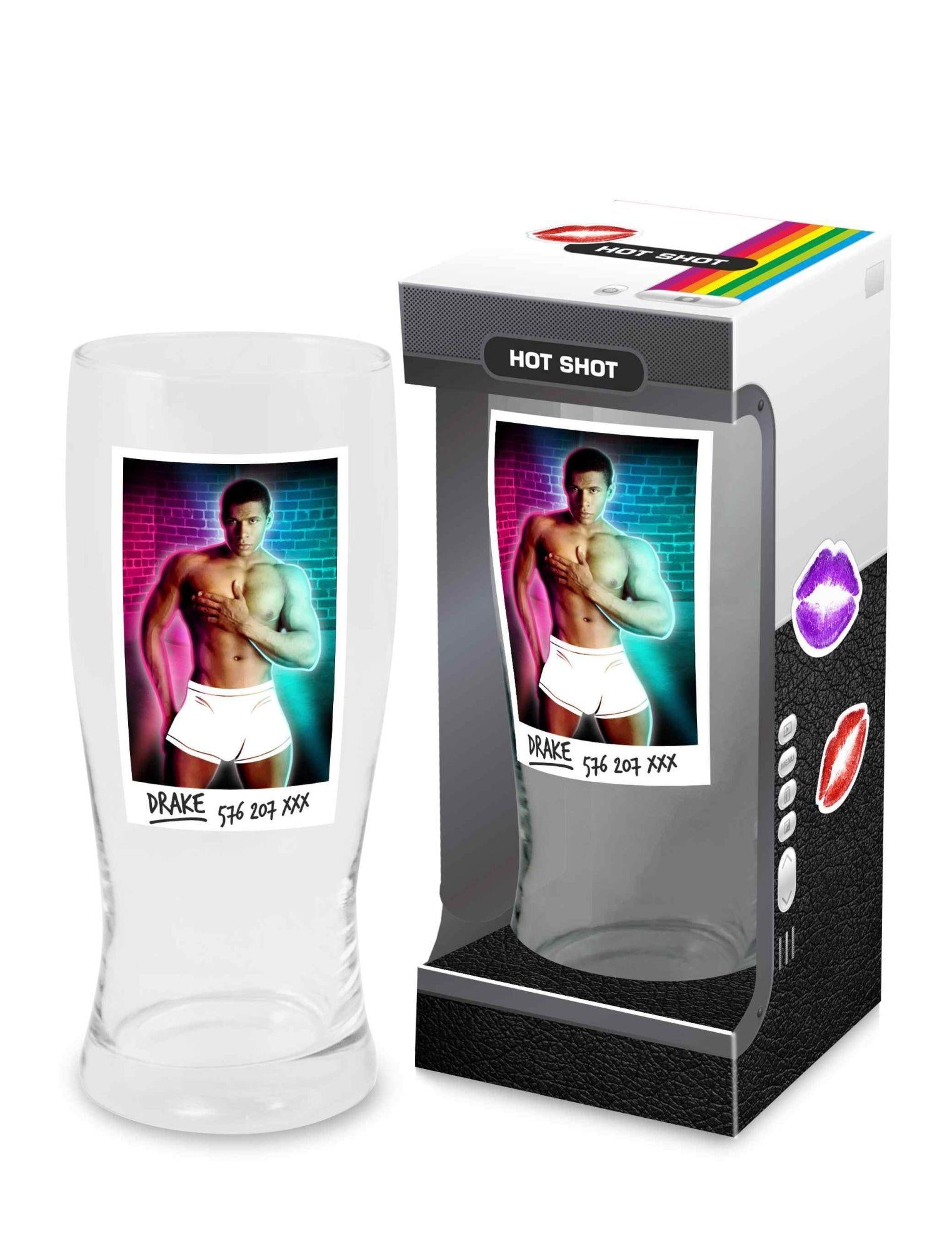 Verre à bière 500 ml HOMMES - HOT SHOT