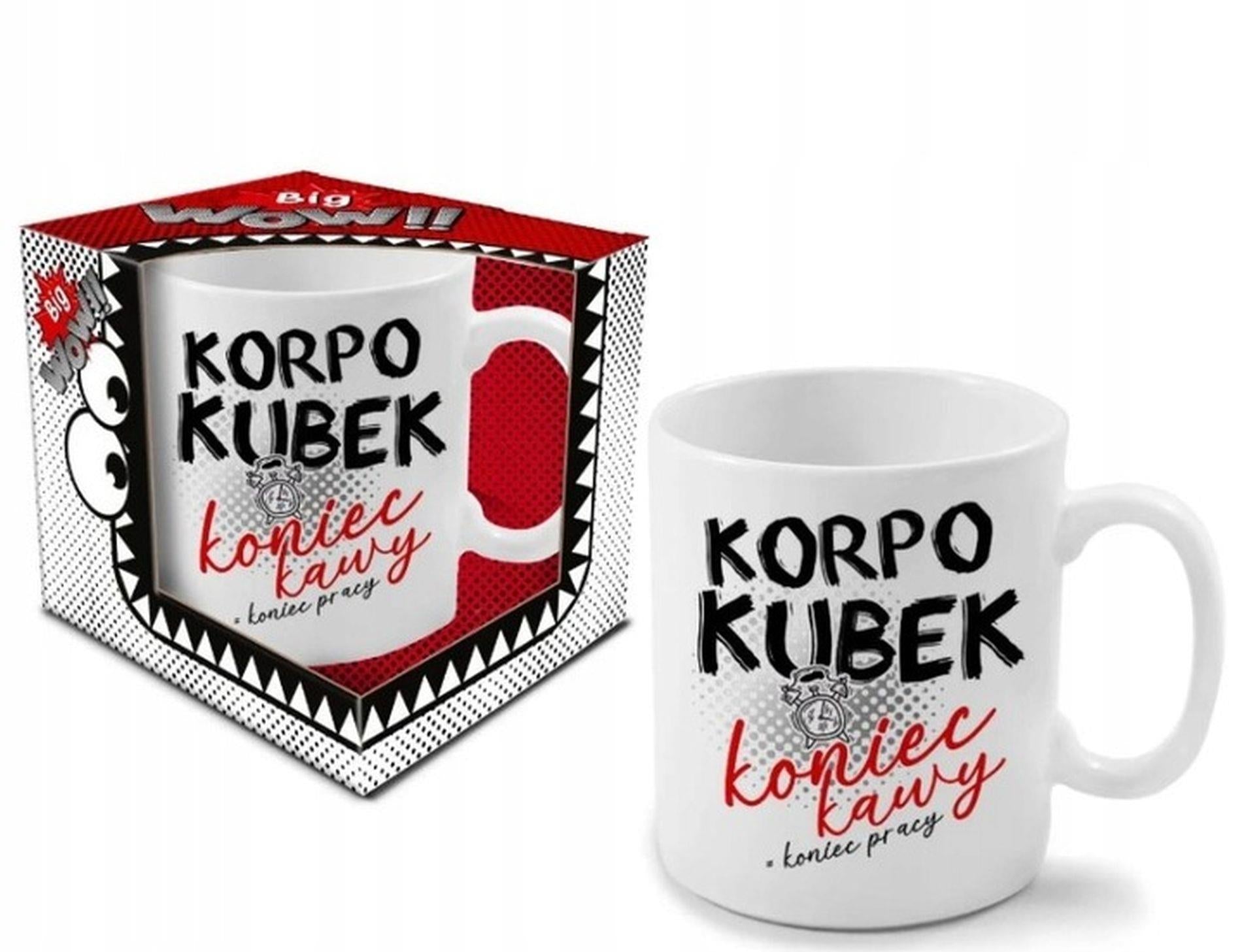 BIG WOW-kubek Big Boss 800ml-Korpo Kubek, koniec kawy