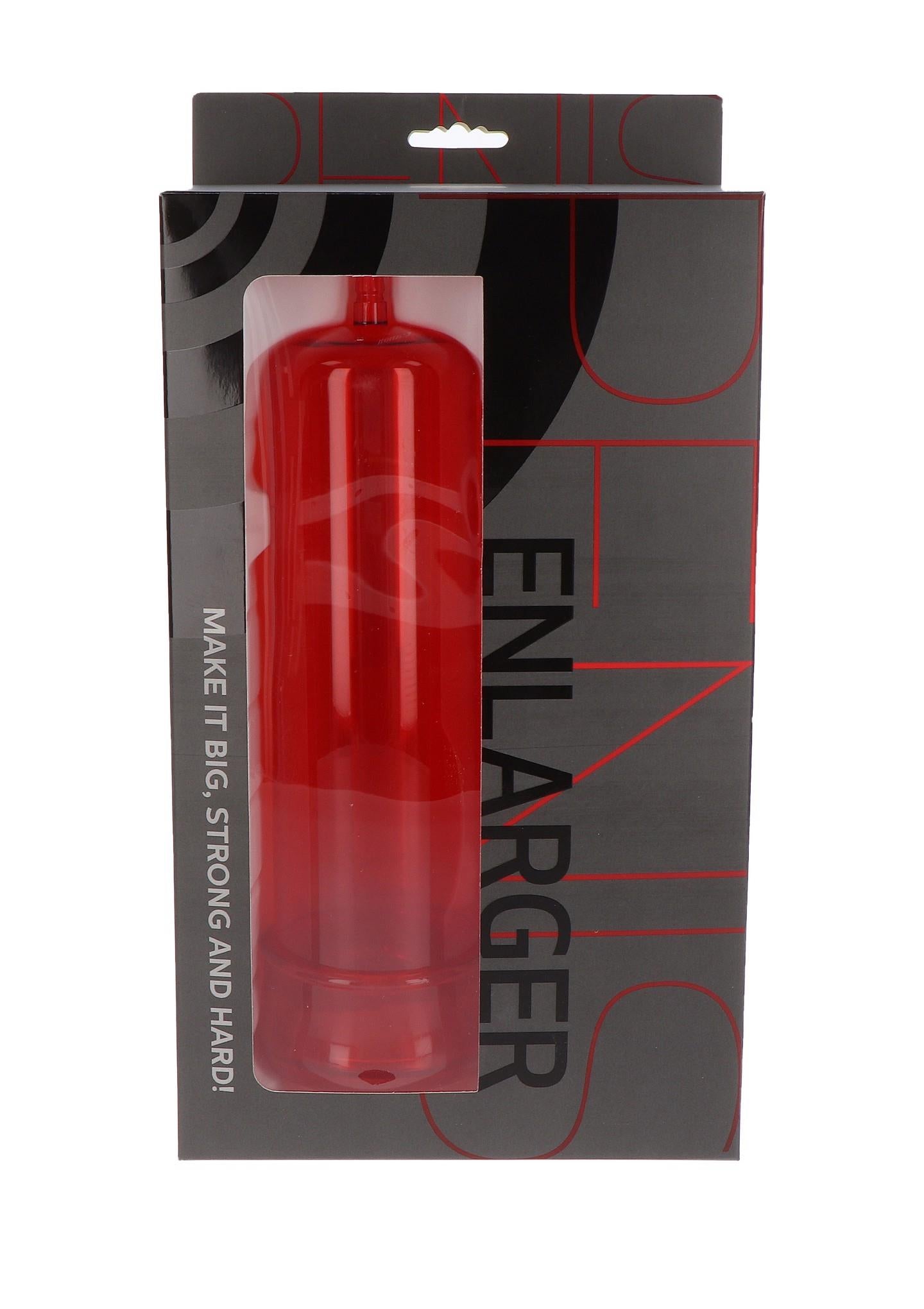 Pompe à pénis agrandisseur rouge