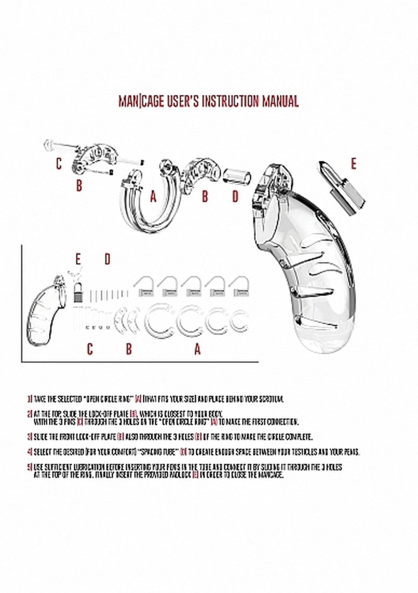 Model 06 Chastity Cock Cage - 5.5 / 14 cm