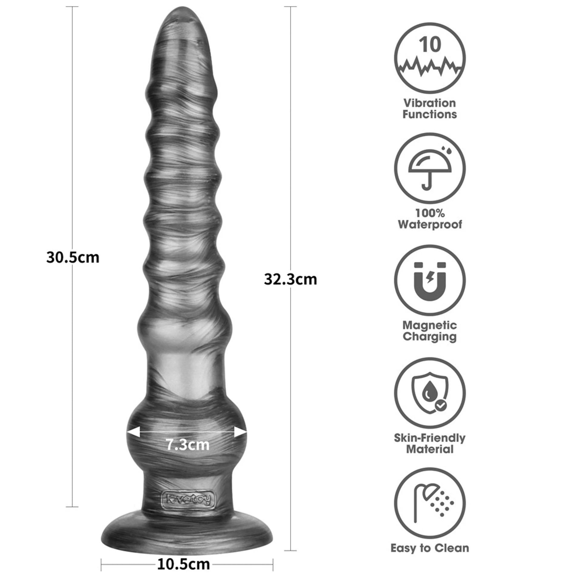 12.5" King Sized Vibrating Vibrax Slider