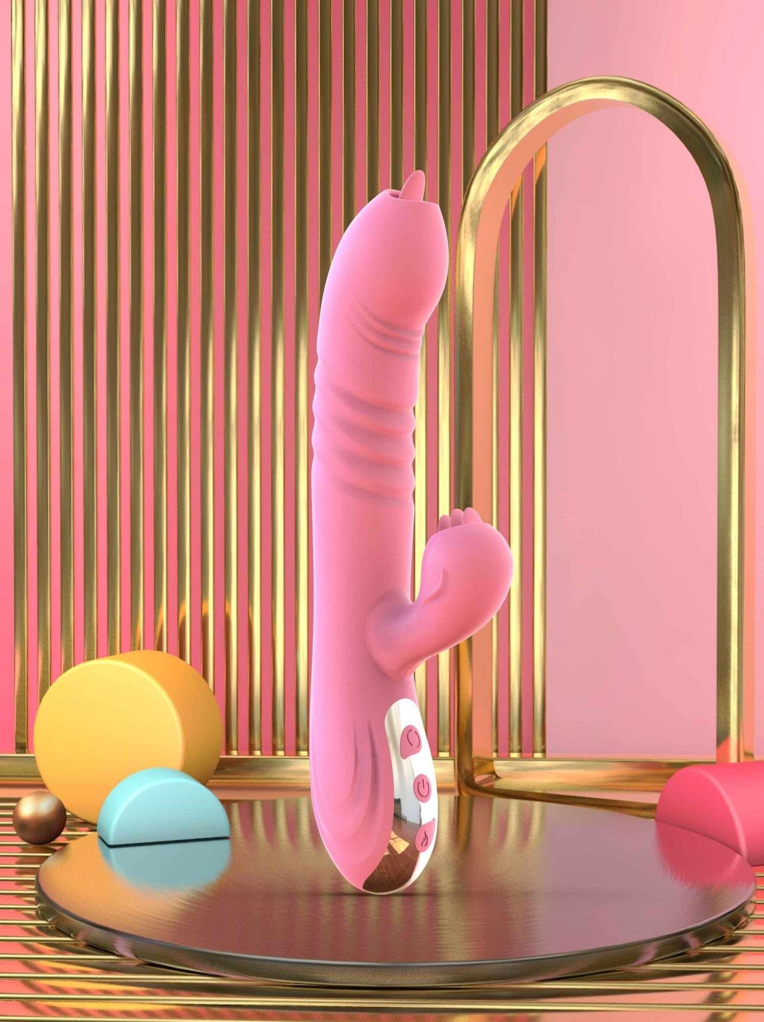 Vibromasseur-Fairy USB 3 fonctions de poussée / 20 vibrations