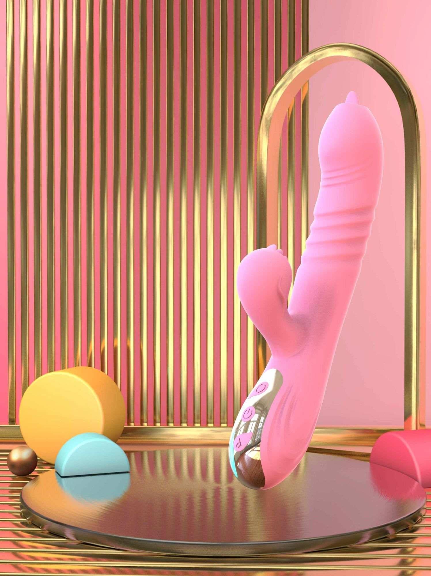 Vibromasseur-Fairy USB 3 fonctions de poussée / 20 vibrations