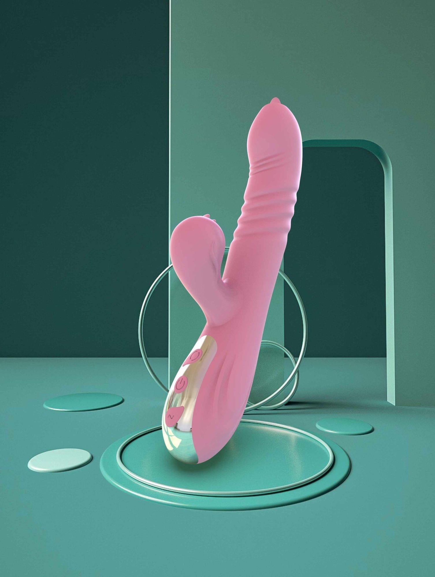 Vibromasseur-Fairy USB 3 fonctions de poussée / 20 vibrations