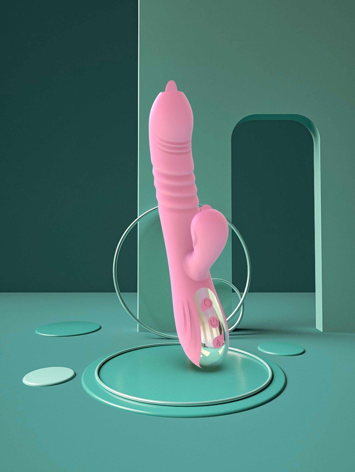 Vibromasseur-Fairy USB 3 fonctions de poussée / 20 vibrations