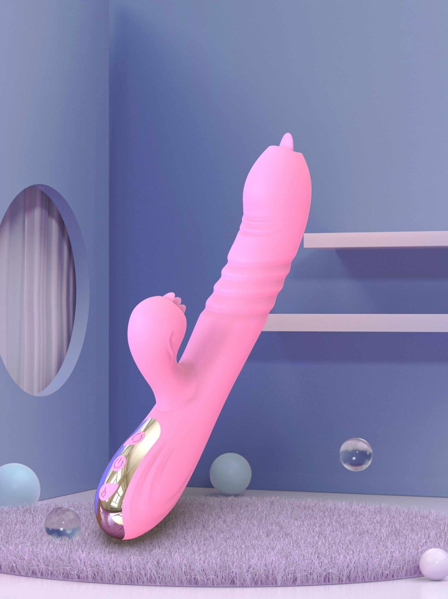 Vibromasseur-Fairy USB 3 fonctions de poussée / 20 vibrations