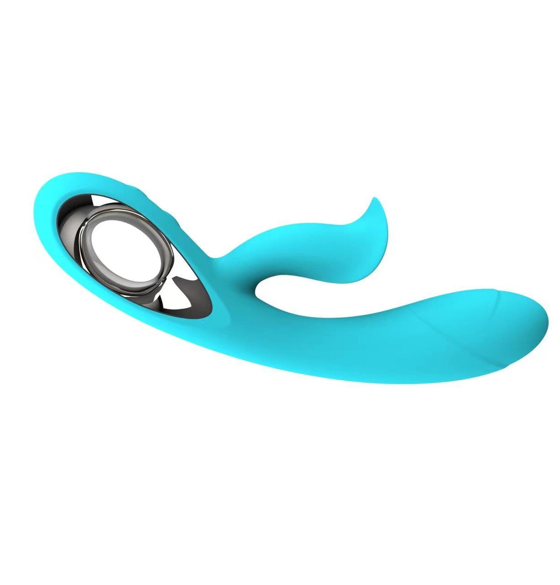 Vibrateur-Daro, 12 fonctions, USB Bleu