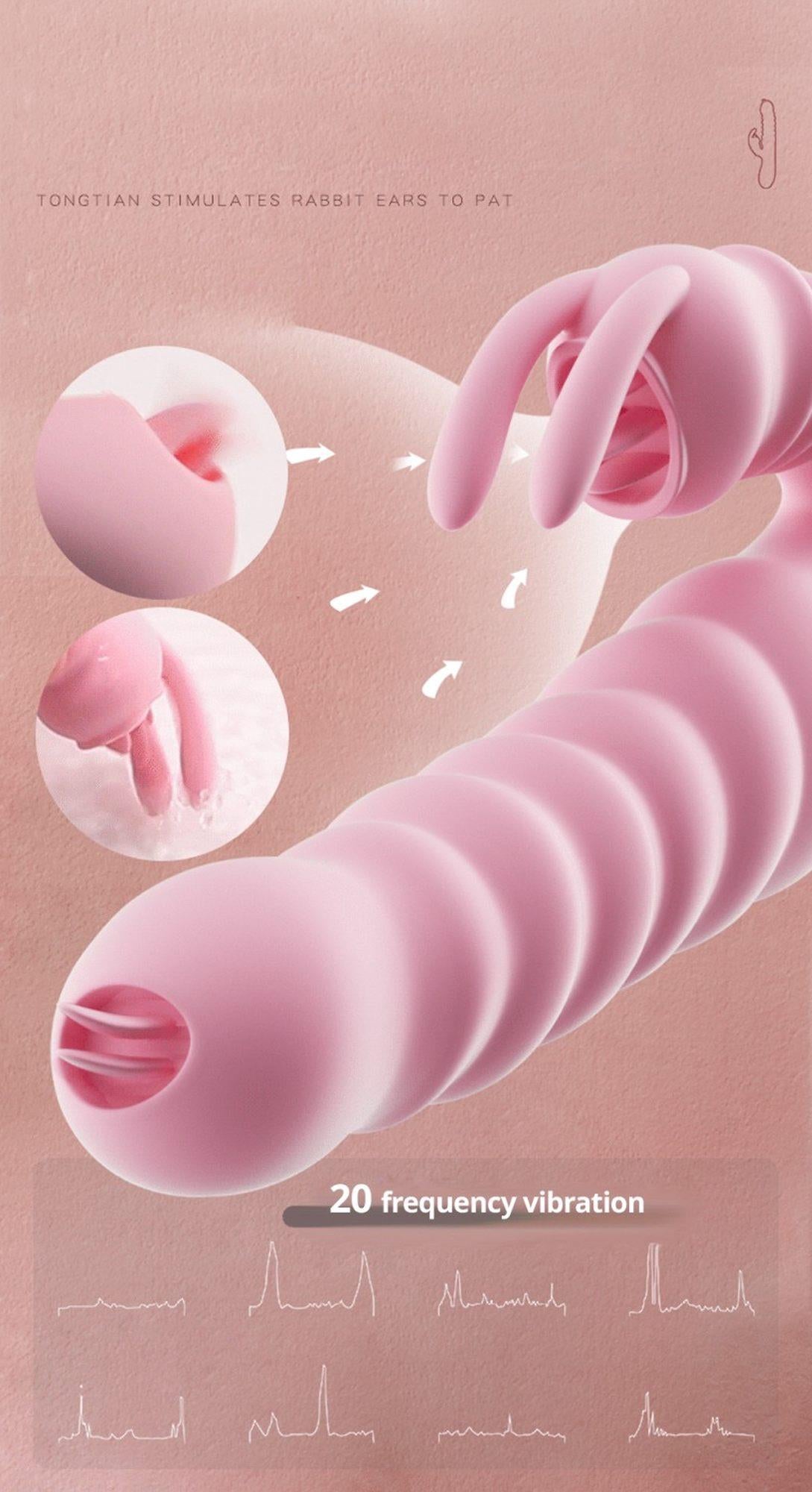 Vibreur Hannah USB - Rose