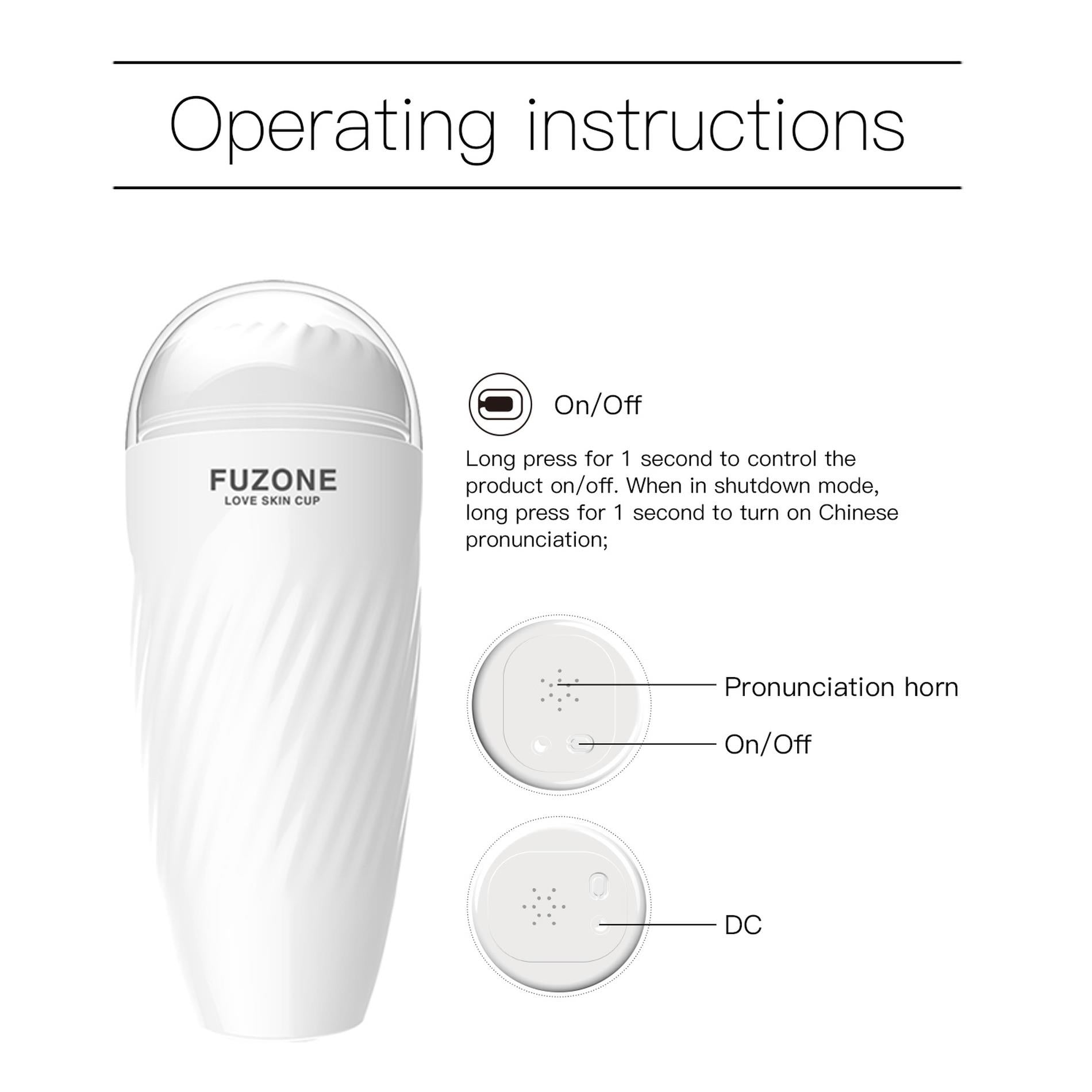 USB vibrating masturbation cup, sensory function