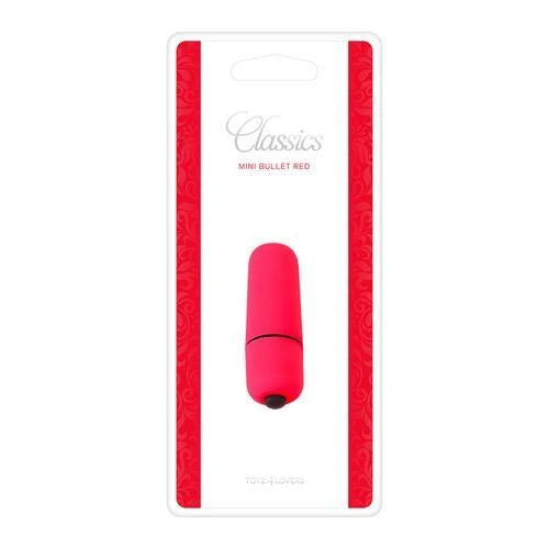Vibreur-MINI VIBREUR BULLET CLASSICS ROUGE