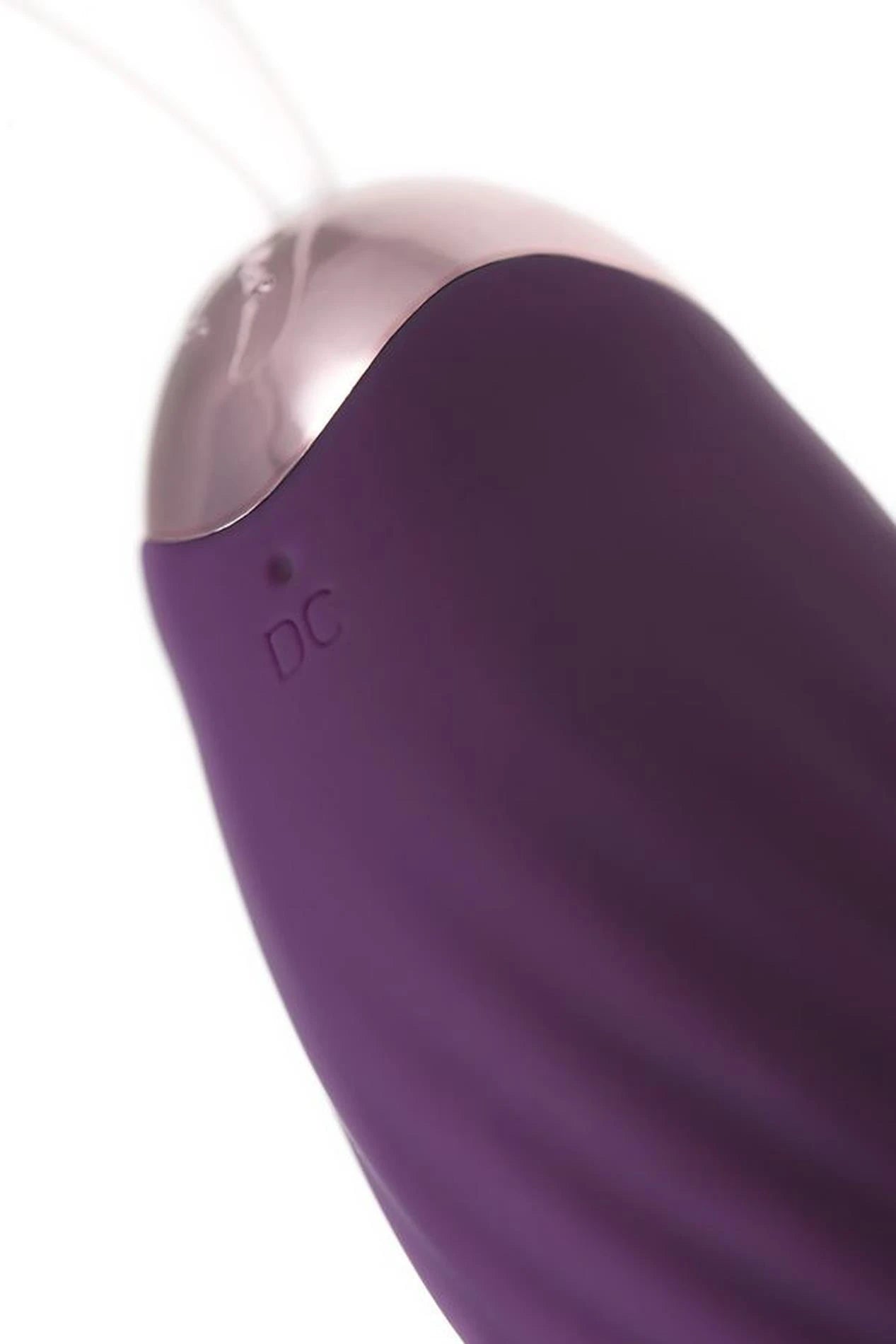 JOS Vibrating Egg with Friction Simulation  Bumpy, Silicone, Violet, 9 cm