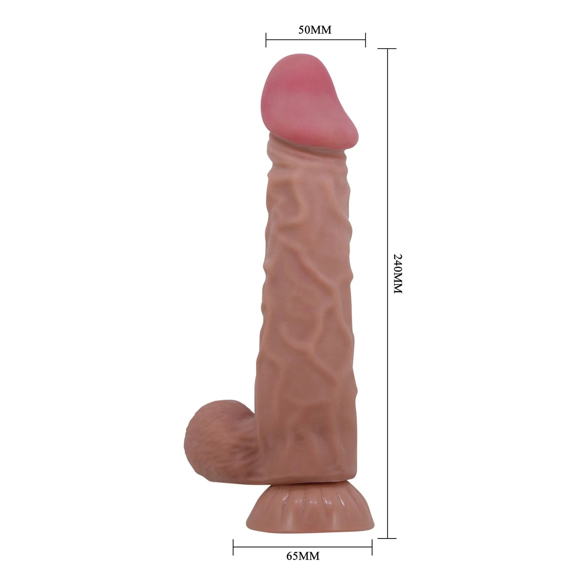 BAILE - Sliding Skin 9,4'' Base à ventouse Pliable TPR