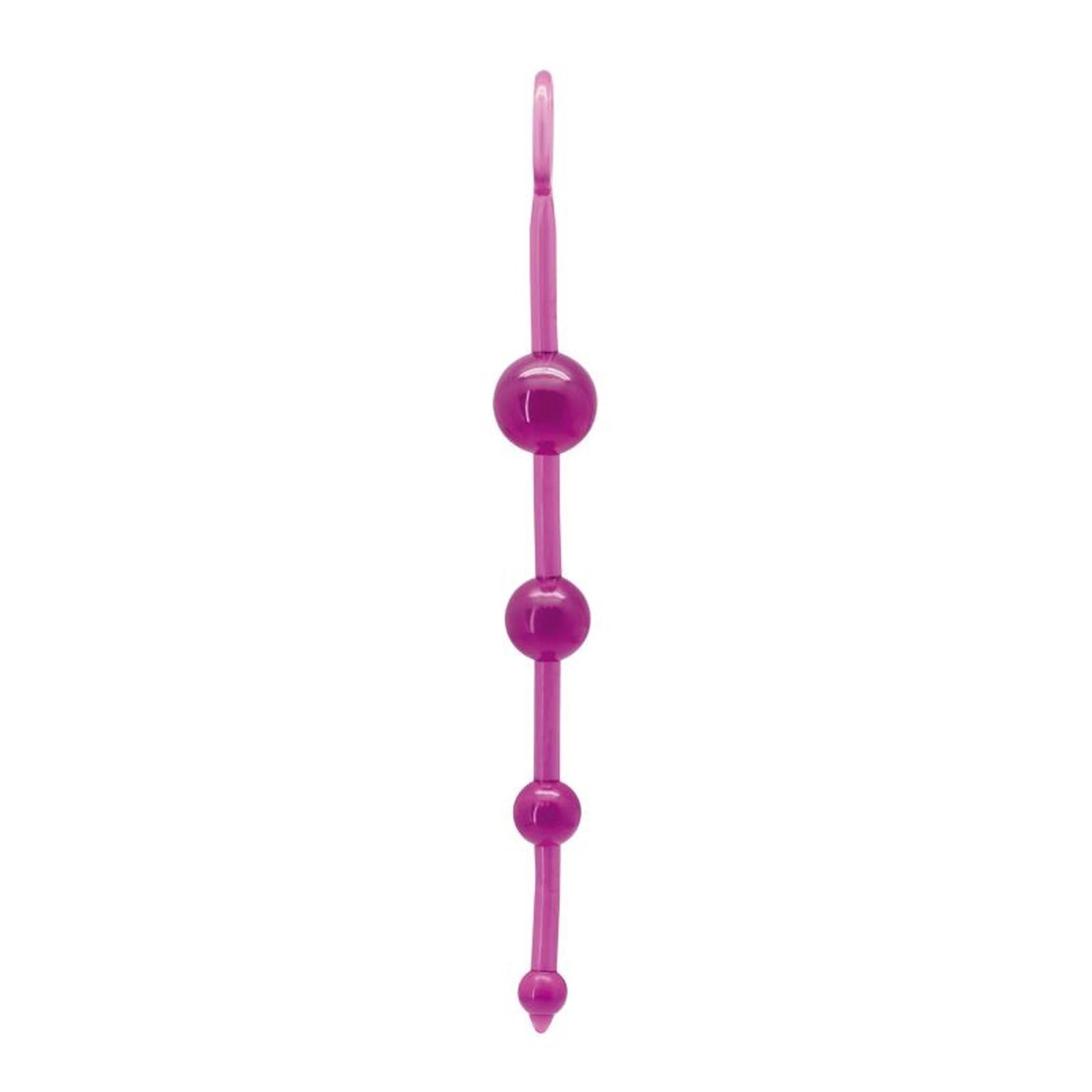 Timeless Jelly 4 Anal Beads purple