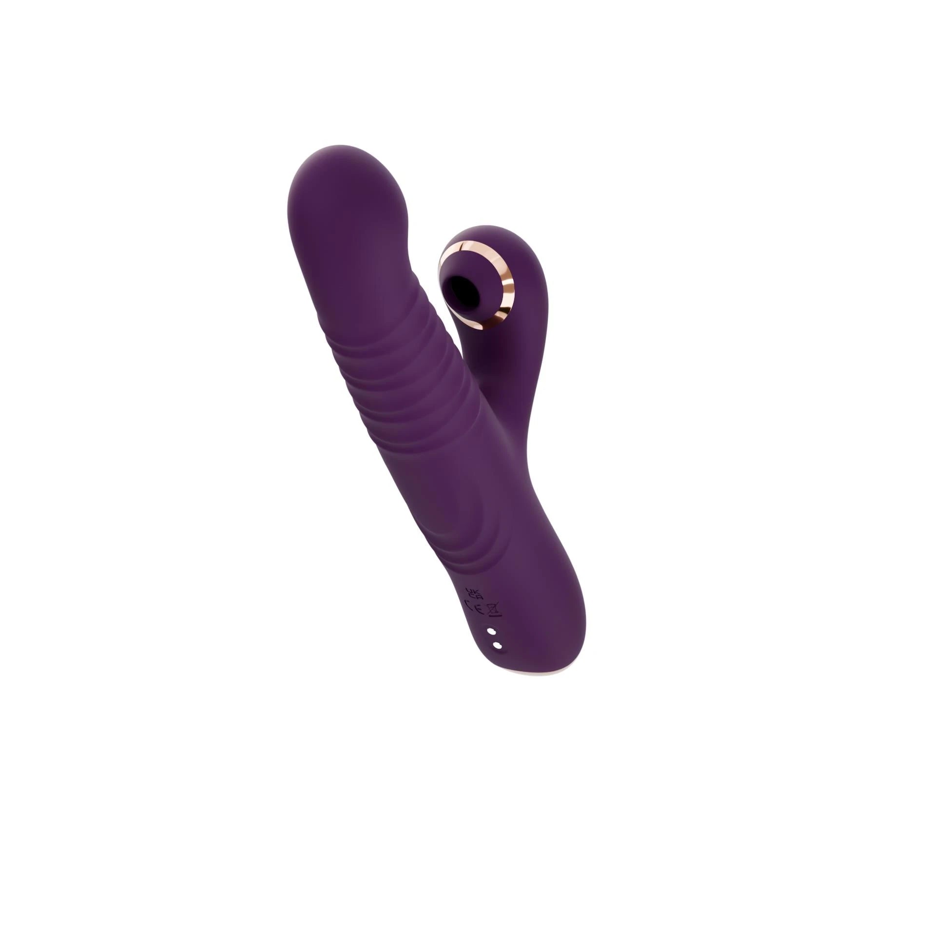 Masseur G-spot à succion et poussée Luna