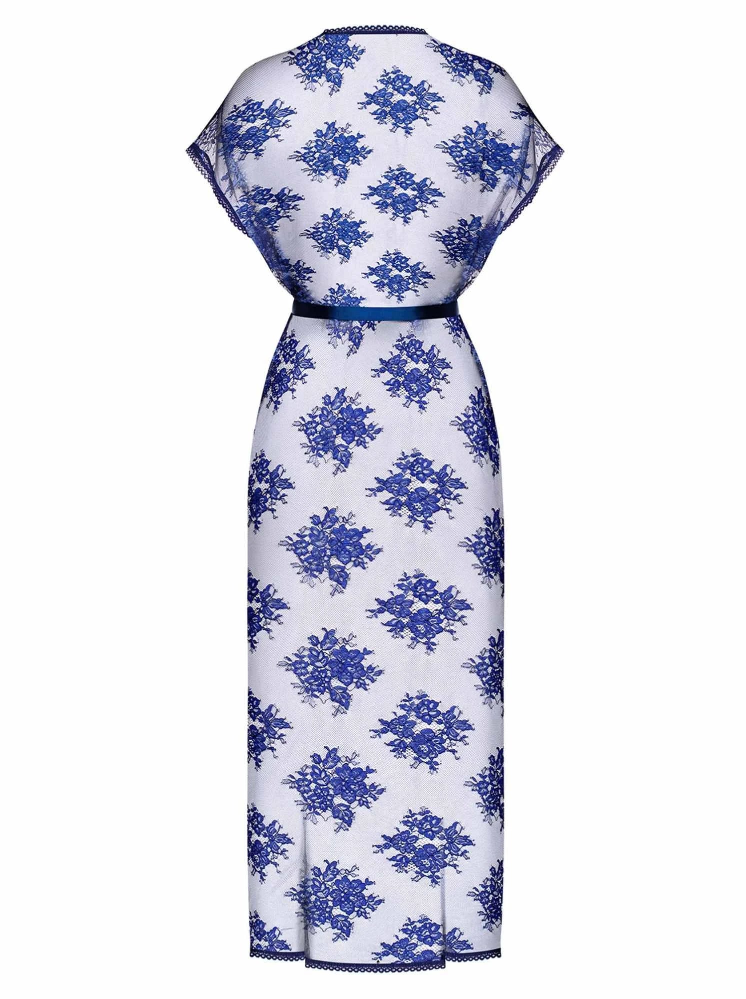 Flowlace Peignoir Blue S/M