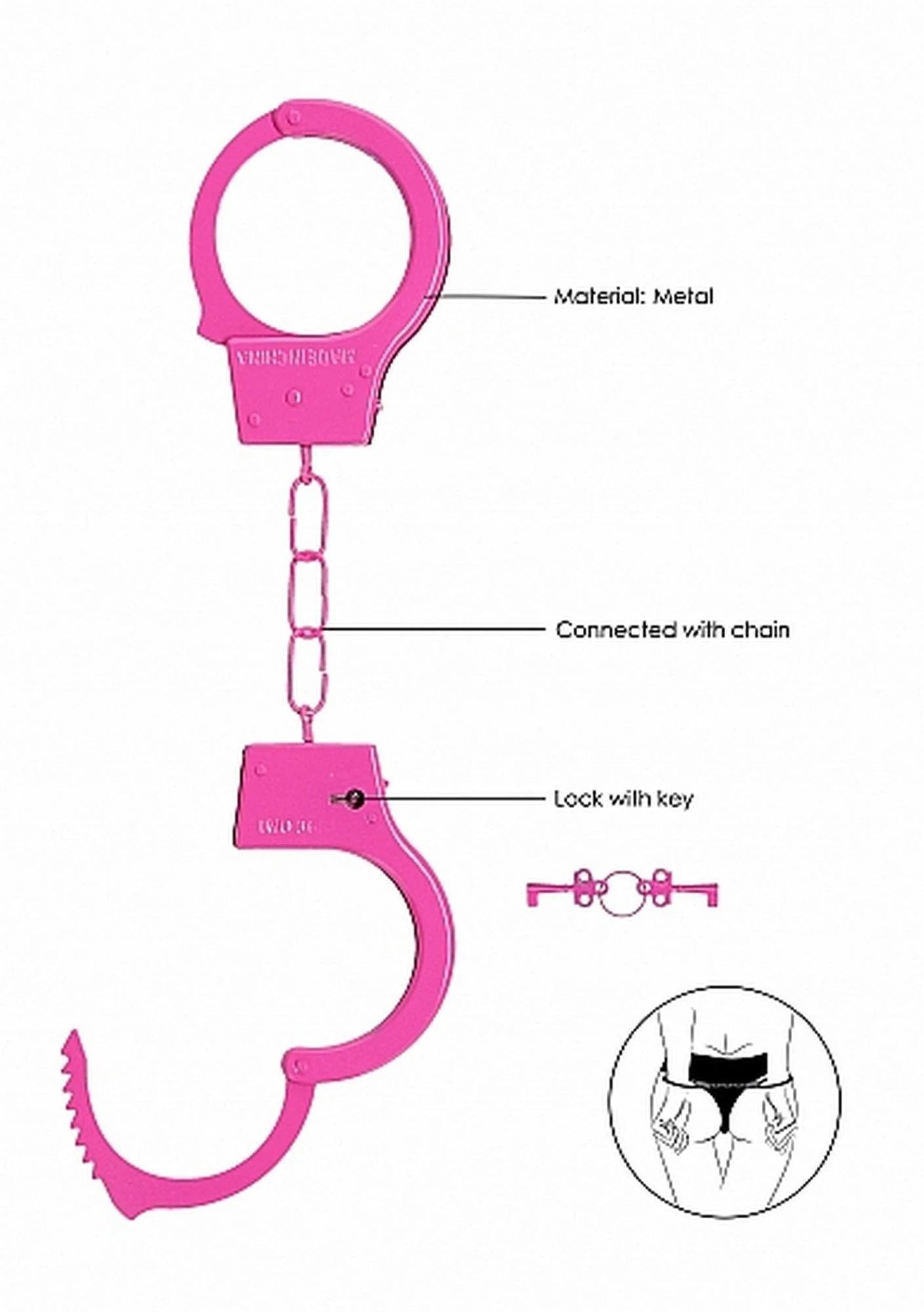 Beginner″s Handcuffs - Pink