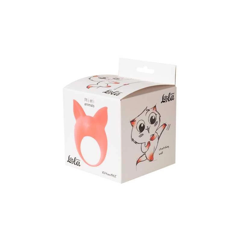 Pierscien- Vibrating Cockring MiMi Animals Kitten Kyle Orange