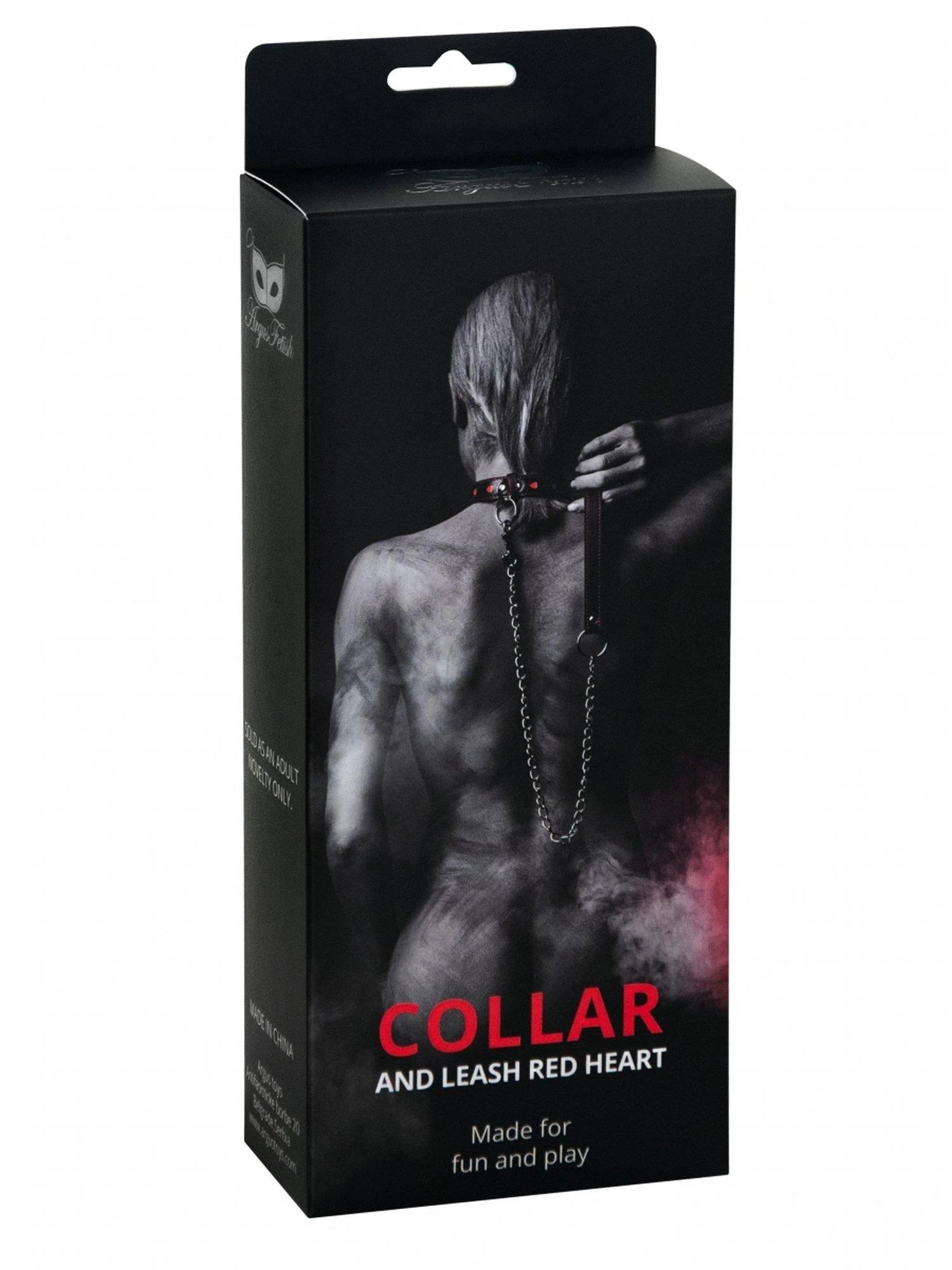 Collier et laisse cœurs