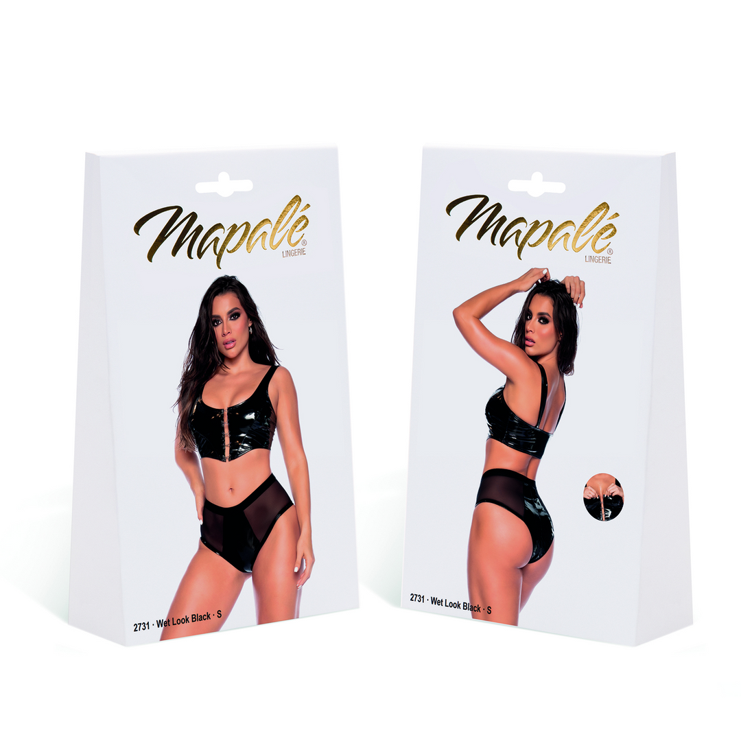 Two Piece Set - XL - Wet Black