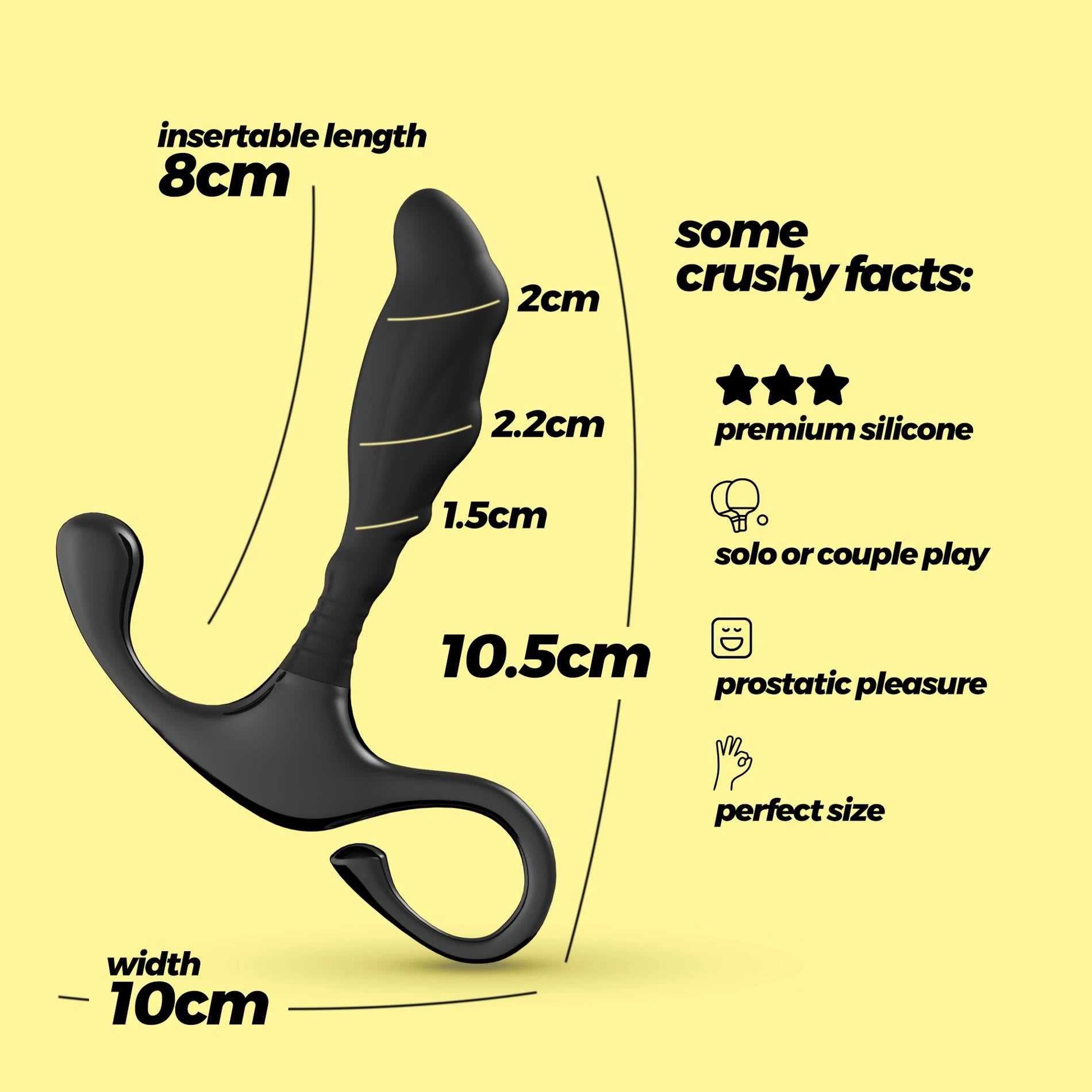 MASSEUR DE PROSTATE EN SILICONE CRUSHIOUS DJINN