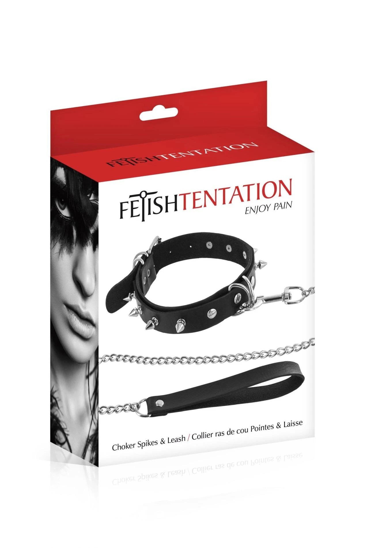 COLLIER RAS DU COU À CLOUS