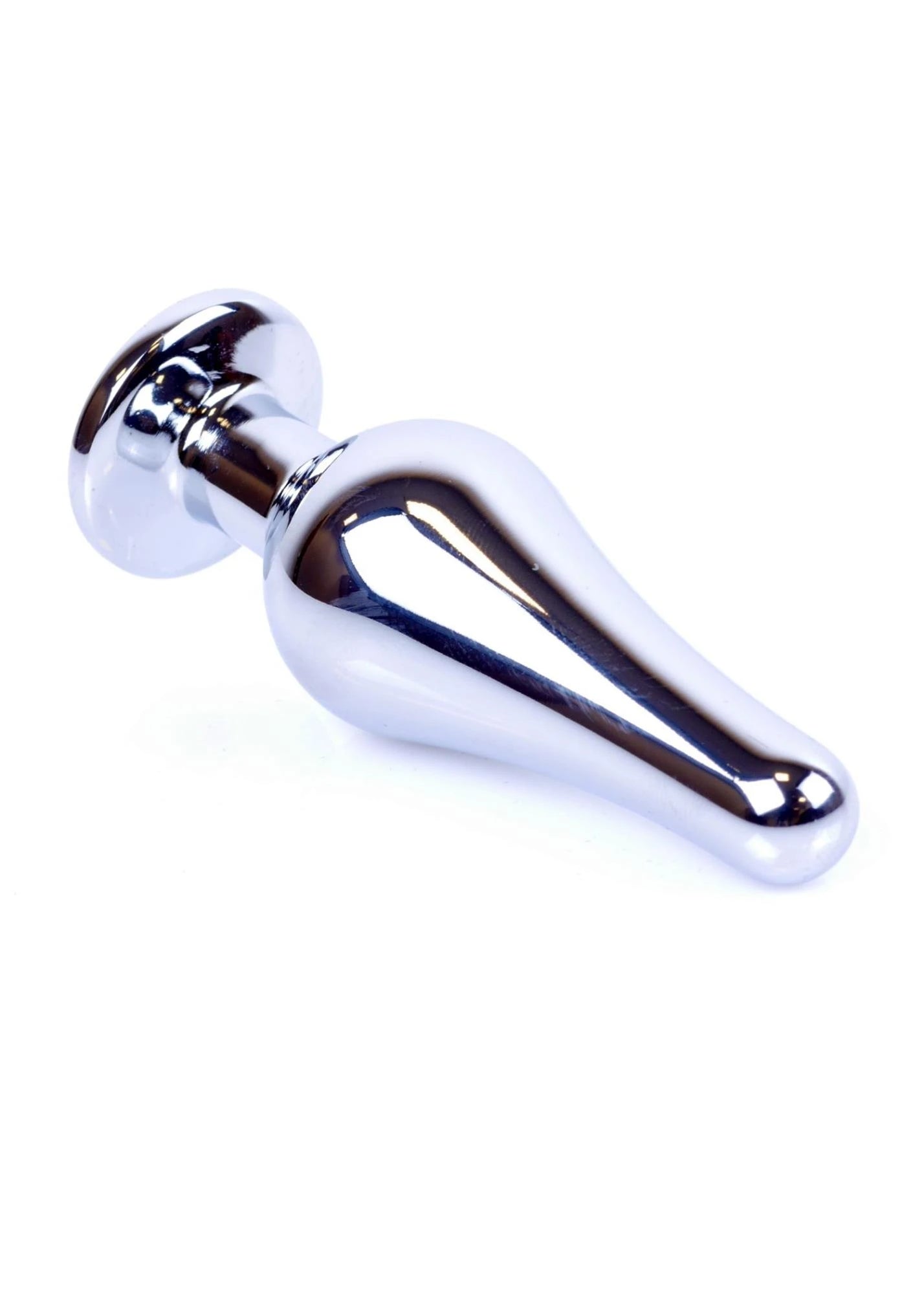 Plug-Jewellery Silver BUTT PLUG- Purple