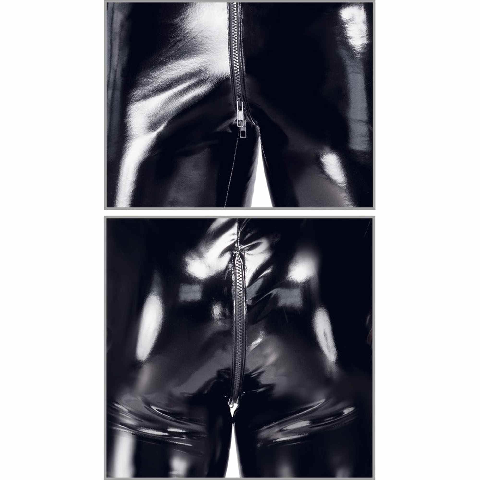Short Vinyl Jumpsuit