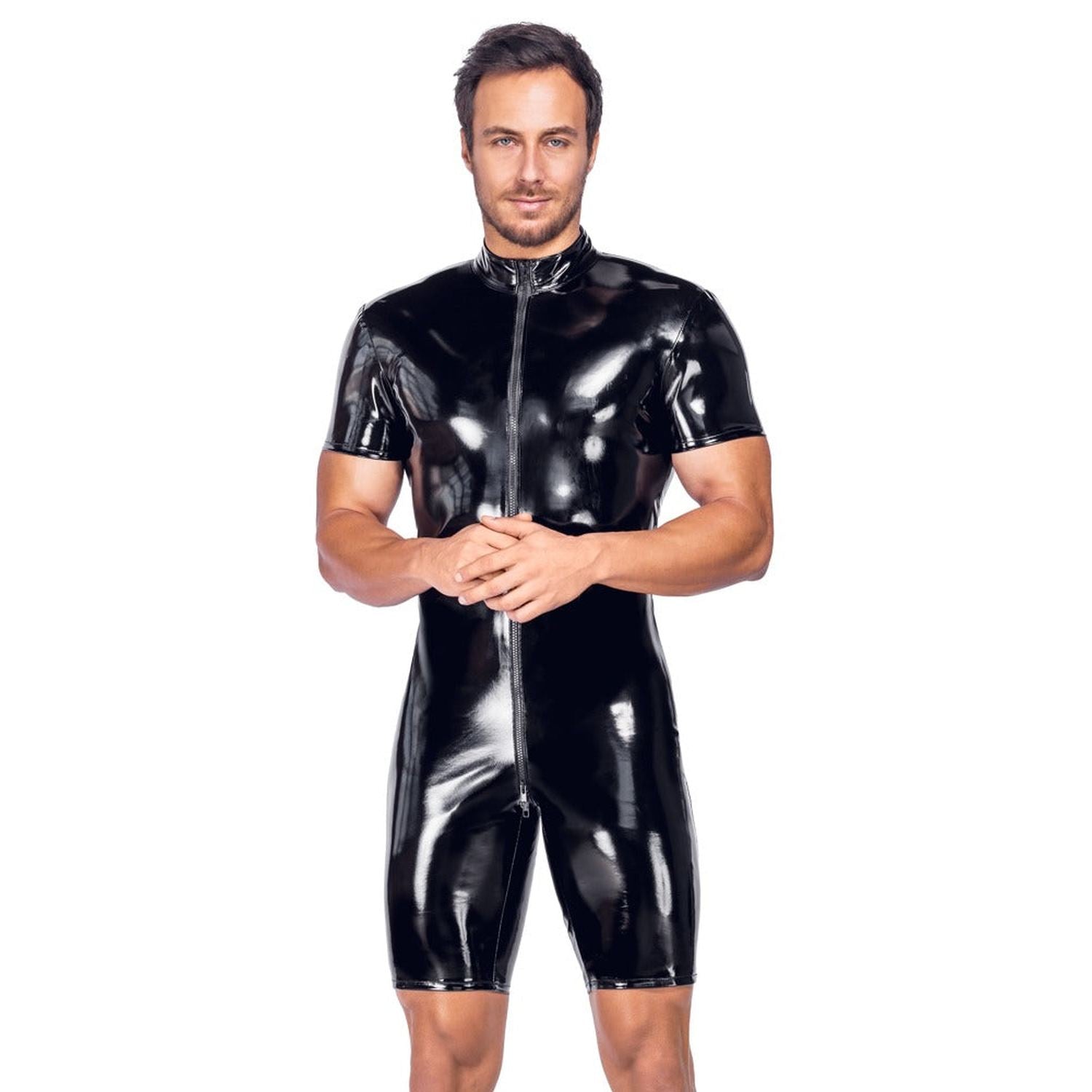 Short Vinyl Jumpsuit
