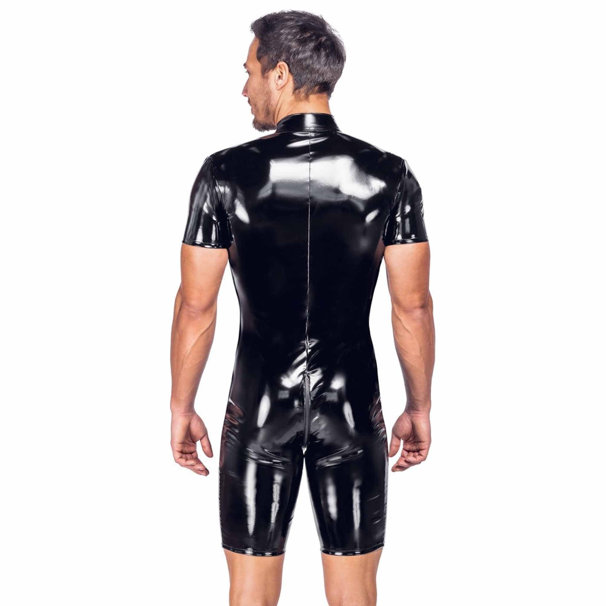 Short Vinyl Jumpsuit