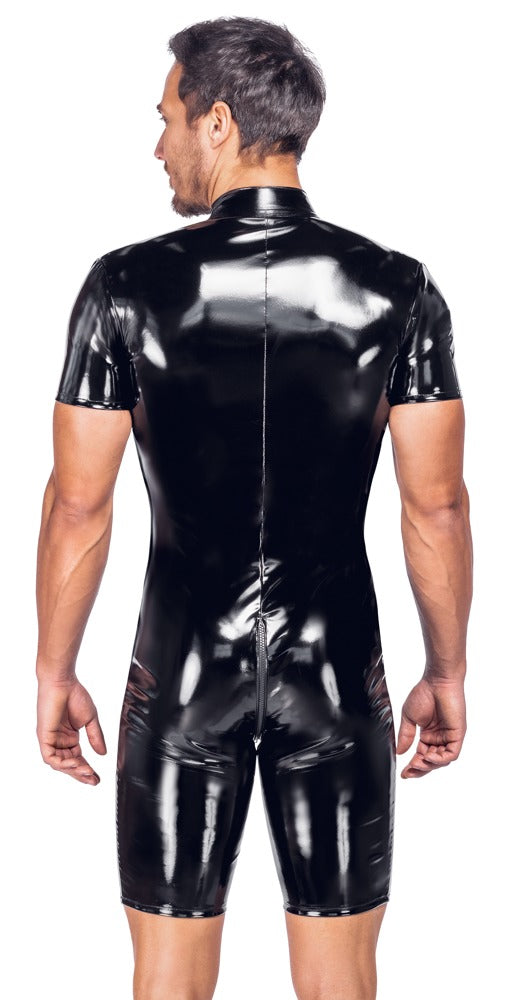 Short Vinyl Jumpsuit