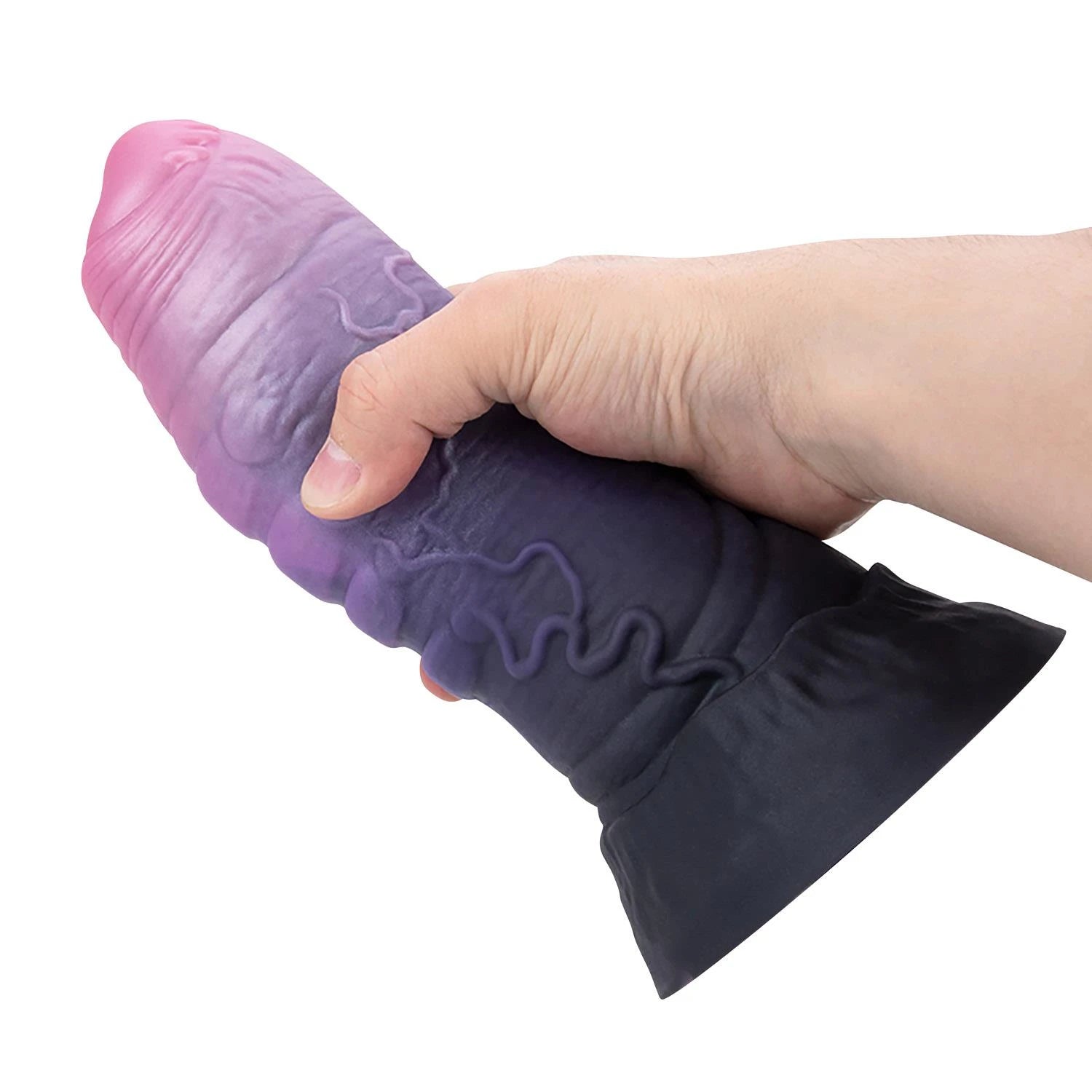 Power Monsters Dreadful Fiend – Godemichet en Silicone Monstrueux à Vagues de 24 cm