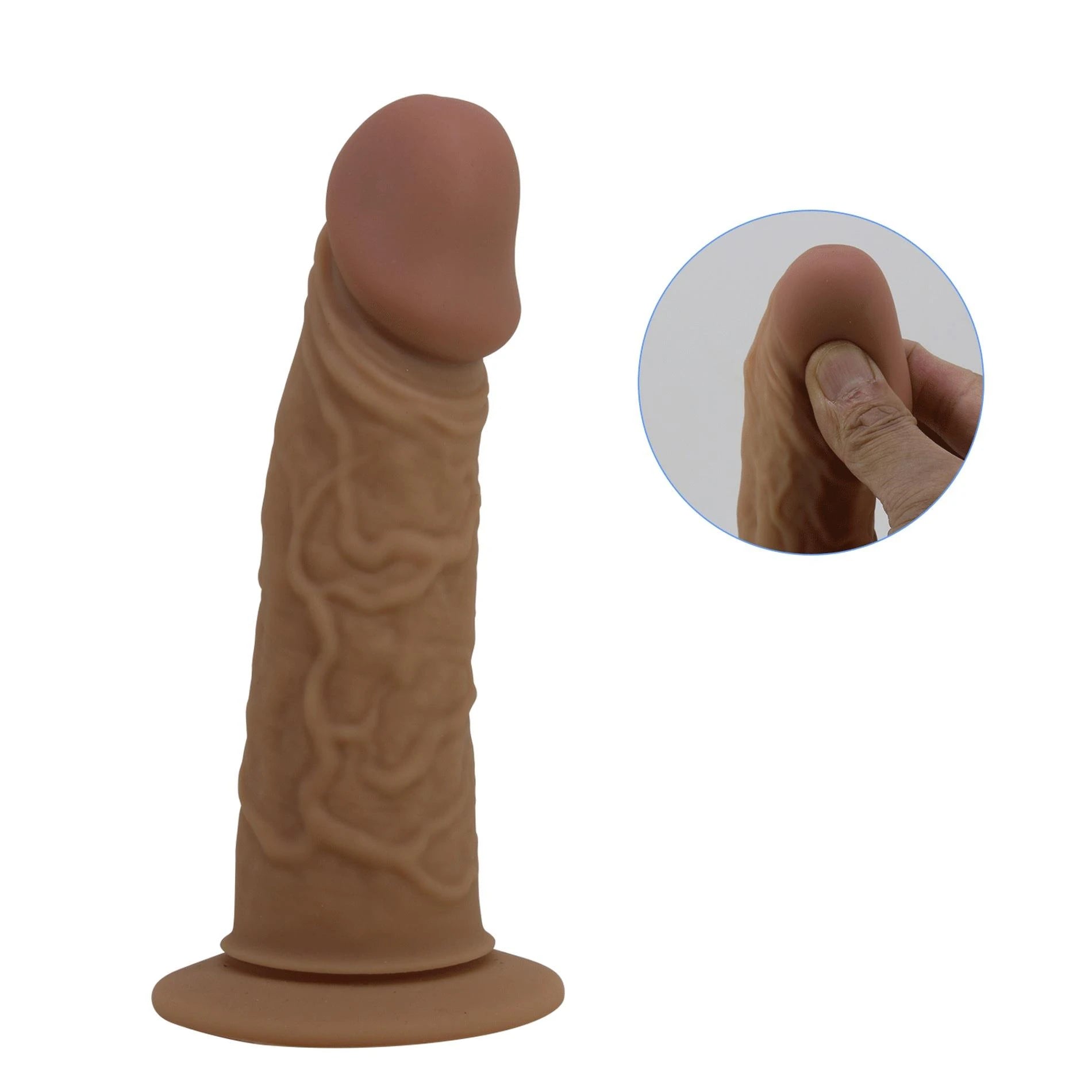 PRETTY LOVE - HARNESS BRIEFS - Houston Strap-On 6.8'' Dildo