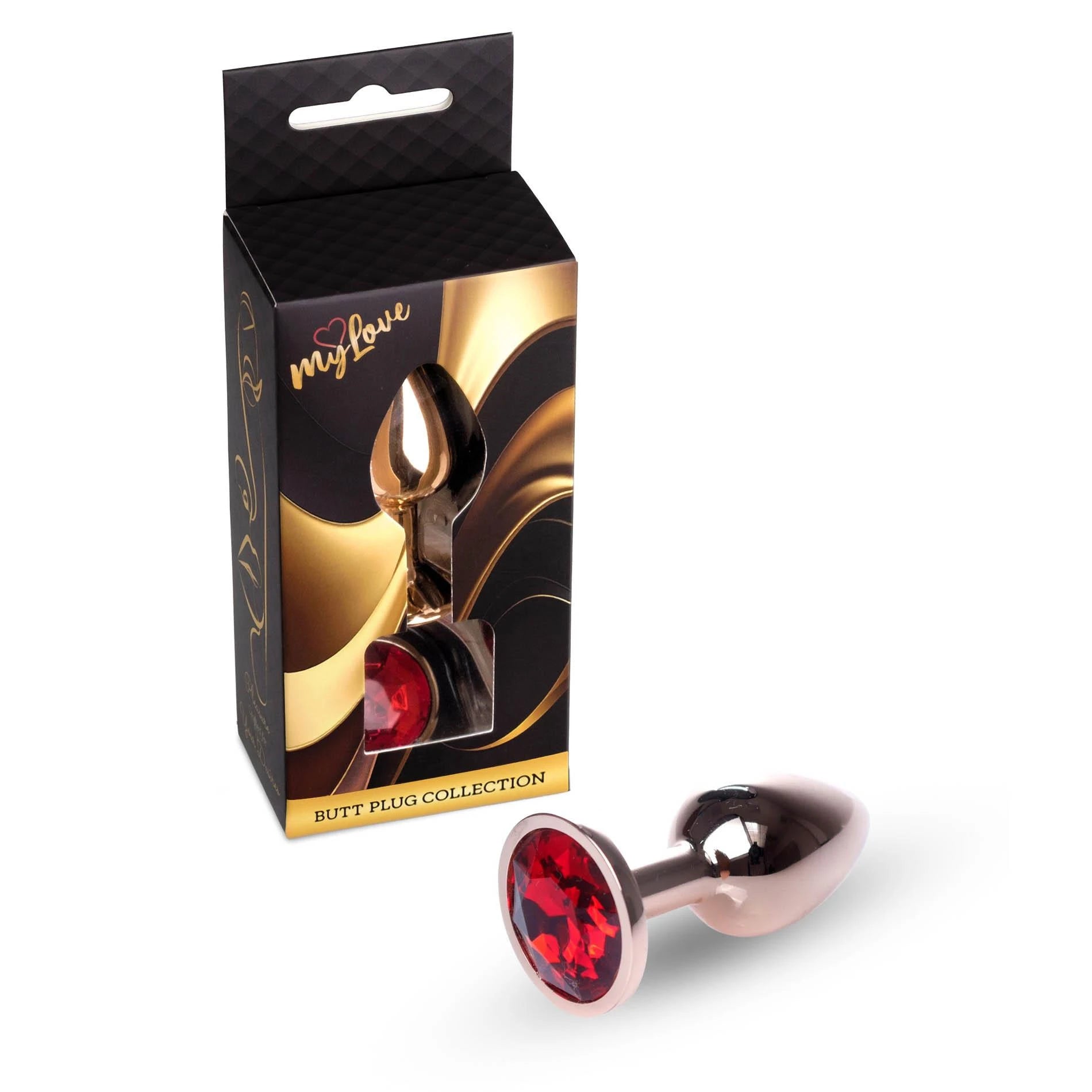MyLove Toys - Bijoux PLUG or rouge - Rouge