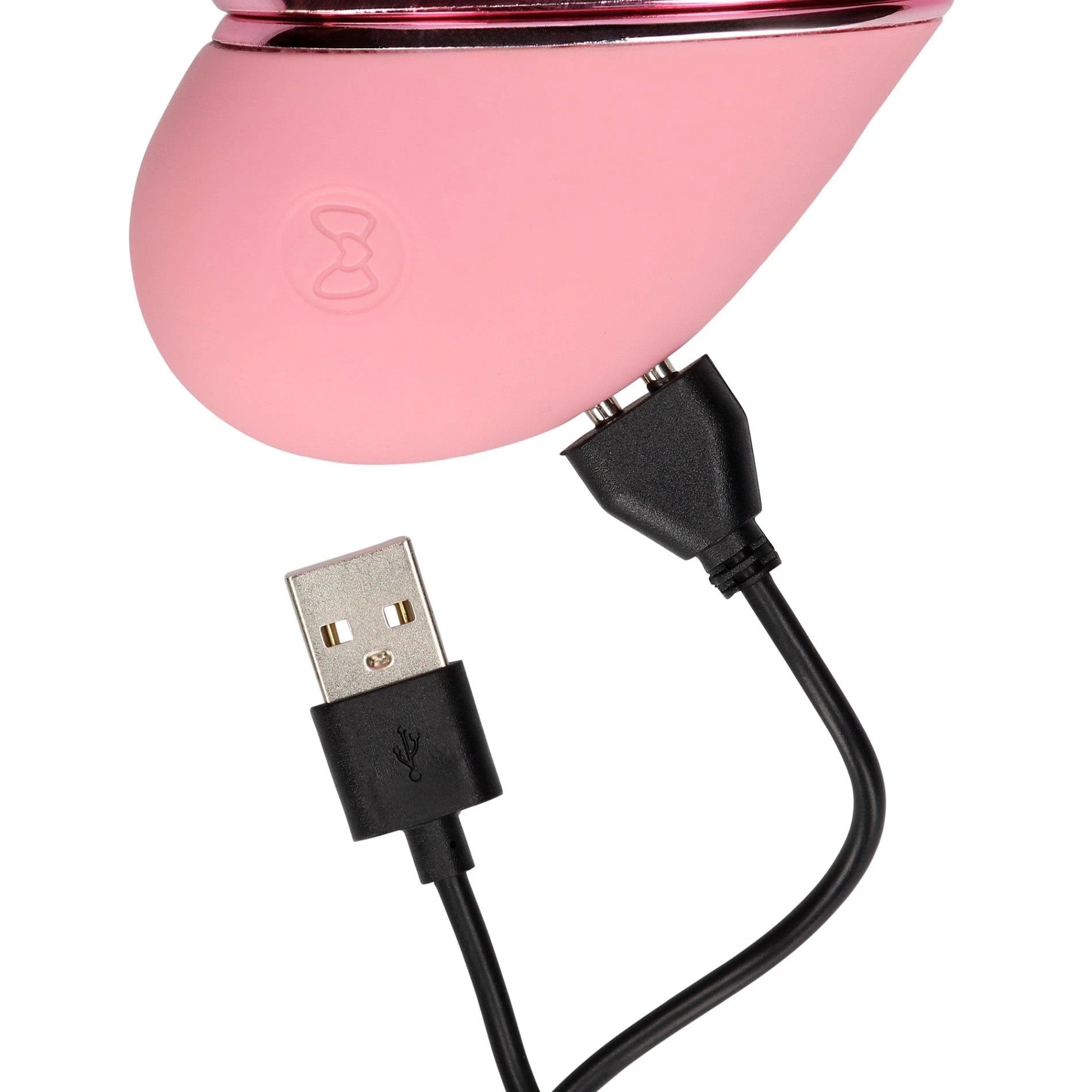 Tapping Heart Vibrator - Pink Arabesque